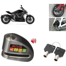 Auto Pearl Steel Black Anti-Theft Alarm Disc Brake Lock for XDiavel, Lock_158-picture-26