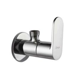 Zap Brass Chrome Finish Premium Angle Valve with Internal Ceramic Disc Cartridge &a; Flange for Bathroom, Kitchen, Geyser &a; Basin-picture-29