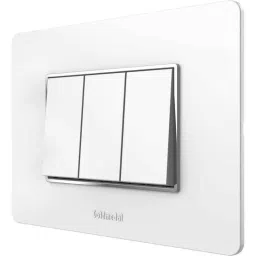 Goldmedal 3 Pcs Air Aura 10A 1M Electrical Switch &a; White Cover Plate Set, A73MC1-picture-42