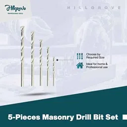 Hillgrove 750W Forward &a; Reverse Rotation Hammer Impact Drill Machine with 3 Bits, 5 Hand Tool, Drill Chuck, SDS Adapter &a; 5 Pcs Masonry Drill Bit, HGCM864 image 5