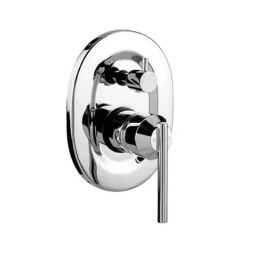 Cera Dew Stainless Steel Turn Type Single Lever Concealed Divertor Exposed Part, F2003703-32