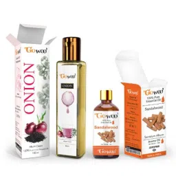GoWoo 2 Pcs 10ml Natural Sandalwood Aroma Oil &a; 100ml Onion Seed Carrier Oil Set, GWOC1205-P44+P180-picture-1