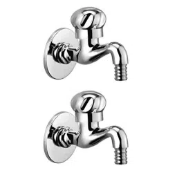 Mysis Moon Brass Chrome Finish Nozzle Bib Cock with Wall Flange (Pack of 2)-image-54