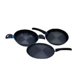 Sigri-Wala 3 Pcs 2.4 Litre, 2.5 Litre &a; 2.4 Litre Unique Flexforged Technology Induction Bottom Aluminium Cookware Set-picture-22