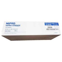 Nipro 100 Pcs 2.5ml Syringe with Needle Box-13