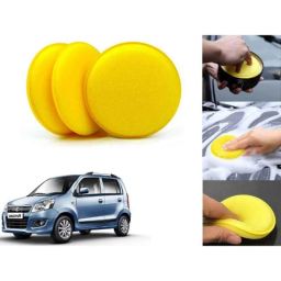 Auto Pearl Polyurethane Beige Washing &a; Waxing Polish Foam Sponge for WagonR 2010-2013 (Pack of 3)-picture-44