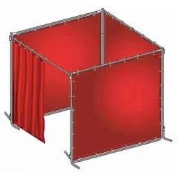 Westward J4047 8x6ft 0.014 inch Red Welding Booth, 22RP05-picture-12