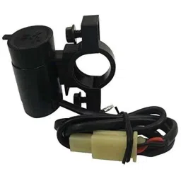 AOW Motorcycle Bike Mobile Phone USB Charger Power Adapter 12v (Waterproof) for Honda Activa-46