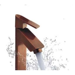 Aquieen Marino Brass Rose Gold Extended Body Tall Pillar Cold Basin Tap-picture-47