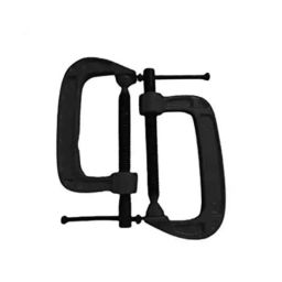 B K Jagan &a; Co 3 inch Cast Iron Black Heavy Duty G Clamp (Pack of 4)-picture-11
