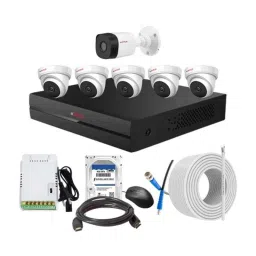 CP Plus 2.4MP Indoor &a; Outdoor CCTV Combo Kit with 8Ch DVR, 1 Bullet 5 Dome Camera, 8Ch SMPS, 70m Cable, 500GB HDD &a; Connector-picture-31
