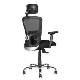 HUMAN METHOD VIBE HB-PRO High Back Steel Black Ergonomic Chair with Adjustable Lumbar Support, HMVS01- PRO01-image-64