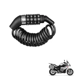 Kozdiko Plastic Black Resettable Password Multi-Use Cable Lock for BMW S 1000 XR-picture-41