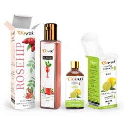 GoWoo 2 Pcs 10ml Natural Therapeutic Grade Cold Pressed Lime Aroma Oil &a; 100ml Rosehip Seed Carrier Oil Set, GWOC807-P29+P187-picture-8