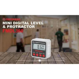 Freemans Mini Digital Level &a; Protractor, Range: 0-360 deg, FMDL360 image 5