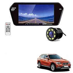 Auto Pearl CBP36 7 inch HD Bluetooth LED Touch Screen with 8 LED Reverse Camera for BMW X1-36