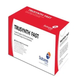 Trusynth Fast 12 Foils 3-0 USP 26mm 3/8 Circle Reverse Cutting Synthetic Absorbable Surgical Suture Box, TS 2732 FAST-image-14