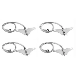 Spazio Stainless Steel 304 Chrome Finish Butterfly Toilet Jet Spray with 1.5m PVC Hose (Pack of 4)-picture-13