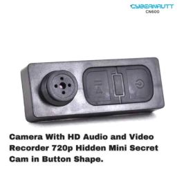 Cybernautt CN600 720p HD Smart Button Camera with HD Audio &a; Video, Real Time Record, Motion Activate, Optimized Storage &a; Support 32GB SD Card image 3