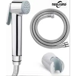 Neelkund Star S02 Stainless Steel Silver Health Faucet with 1m SS Tube &a; Wall Hook-picture-33