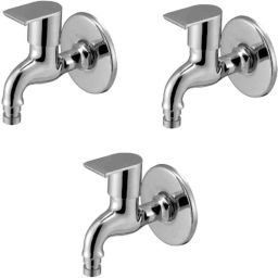 IRIS Waterfall Brass Chrome Finish Washing Machine Bib Cock (Pack of 3)-image-76