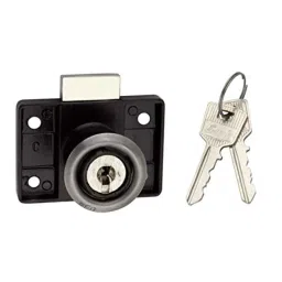 Link Universal Stainless Steel Furniture Lock for Drawers &a; Cabinets with 2 Keys, 709-MPL-picture-0