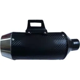 RA Accessories Mild Steel Black Universal Bike Slip-on Exhaust System, RAAIOD0A-picture-21