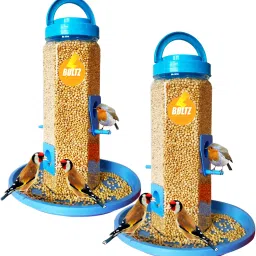 Hanging Bird Feeder, 4 Feed Nozzles, Outdoor Hanging Feeder,Capacity Upto 1 Kg Common Bird Feeder-picture-23