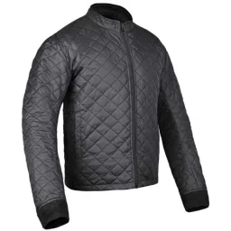 AllExtreme Black Winter Liner Full Sleeved Riding Jacket with Quilted Water Resistant &a; Windbreaker, Size: 3XL-image-90