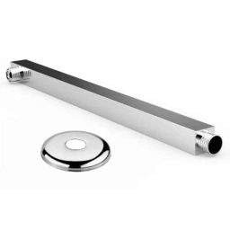 IRIS 18 inch Brass Chrome Finish Square Shower Arm with Wall Flange-picture-16