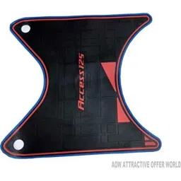 AOW Tow Wheeler Foot MAT (RED) Type A-5 for Suzuki Access 125 CC N/M-30