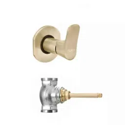 Cera Perla Stop Cock for 15 mm Pipe Line with Inner Head, F1012351BA + F4050102 (Pack of 2)-19