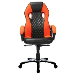 Modern India Seating Leatherette Orange &a; Black High Back Gaming Chair, MISG16-picture-11