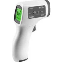 Intex White &a; Grey Non Contact Digital Infrared Thermometer Temperature Gun with LCD Display-25