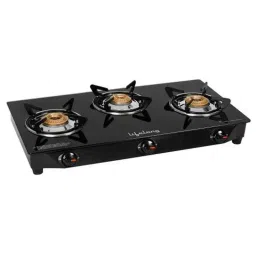 Lifelong 3 Burners Manual Black Toughened Glass Top Gas Stove, LLGS18-picture-22