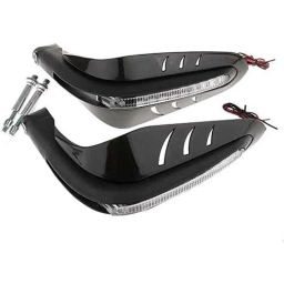 Generic Brush Guards Led Turn Signal Handguard Protector for Bikes-19