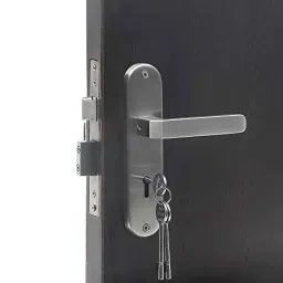 Saze 8 inch Stainless Steel 304 Round KY Plate Mortise Door Lock Handle Set with 3 Keys, LB303-image-35