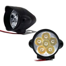 AllExtreme EX12LDS 6 LED 9W White Waterproof Mirror Mount Fog Light with Mounting Hole-19