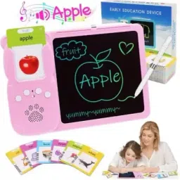 Writing Tablet with Flash Cards Electronic Writing & Drawing Doodle Board-16