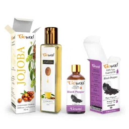 GoWoo 2 Pcs 10ml Natural Black Pepper Aroma Oil &a; 100ml Jojoba Carrier Oil Set, GWOC201-P7+P175-picture-42