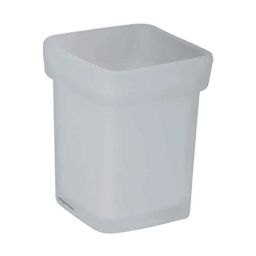 Aligarian 3.5x2.6 inch Glass Blur Finish Wall Mounted Square Tooth Brush Holder for Bathroom-image-74