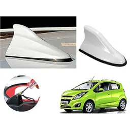Auto Pearl ABS White Universal Replacement Shark Fin Car Roof Antenna For Chevrolet Beat Type2-image-16