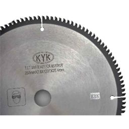 KYK Alloy Steel Silver Carbide Tipped Circular Saw for Aluminium Cutting, Size: 4 inchx40T-27