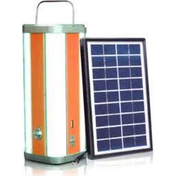 Pick Ur Needs 80W Four Side Tube Orange Rechargeable Solar Lantern with Solar Panel, EL-1860-picture-28