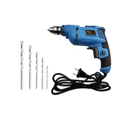 Hillgrove HGPD2M3 500W 10 inch Drill Machine with 5 Drill Bit Set, HG0125-10
