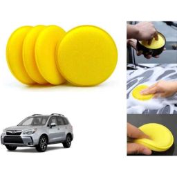 Auto Pearl Polyurethane Beige Washing &a; Waxing Polish Foam Sponge for Forester 2008-2018 (Pack of 4)-picture-25
