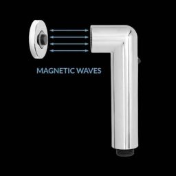 ZAP Elixir ABS Chrome Health Faucet with Self Adhesive Hook, Magnetic Handheld Bidet Sprayer, Shower Hook &a; Tube image 3