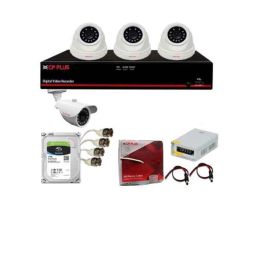 CP Plus 2.4MP White &a; Black 3 Dome &a; 1 Bullet Camera with 4 Channel DVR Kit-5
