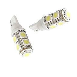 AOW 9 SMD (WHITE) LED Parking Bulb Pilot Light/License Plate car Lights For Opel Astra (PAIR / 12V)-23