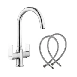 Ruhe Elixir Brass Chrome Finish Centre Hole Basin Mixer with 15 inch Round Swivel Spout, 11-0117-RM-picture-29